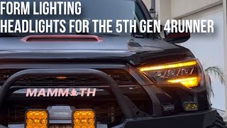 Form Lighting Headlights (5th gen 4runner) by MAMMOTH 4RUNNER 596 views 4 days ago 8 minutes, 49 seconds