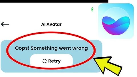 How To Fix Wonder AI App Oops! Something Went Wrong Retry Problem Solved
