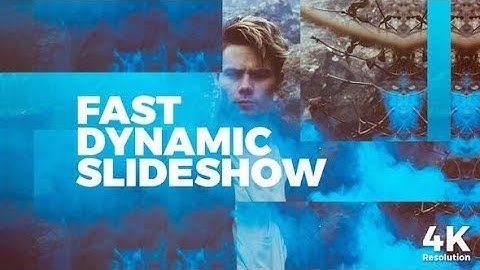 Fast Dynamic Slideshow - After Effects Template