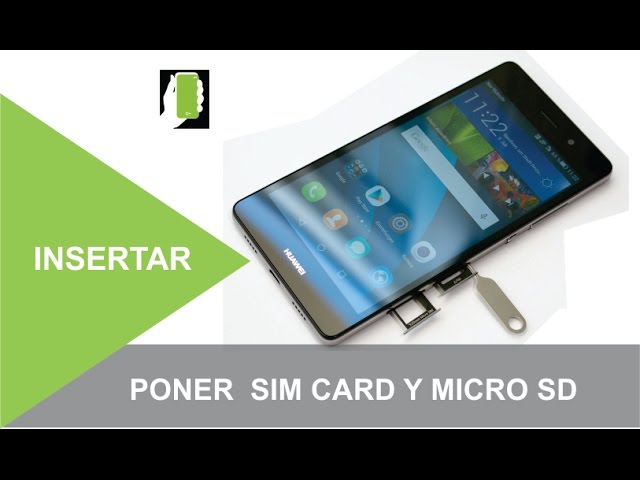 How to SIM and SD card Huawei P8 lite - YouTube