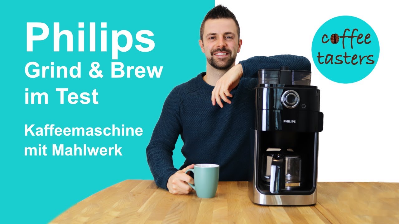 Philips Grind and Brew [HD 7769/00] Kaffeemaschine mit Mahlwerk ⭐  (Testbericht) 