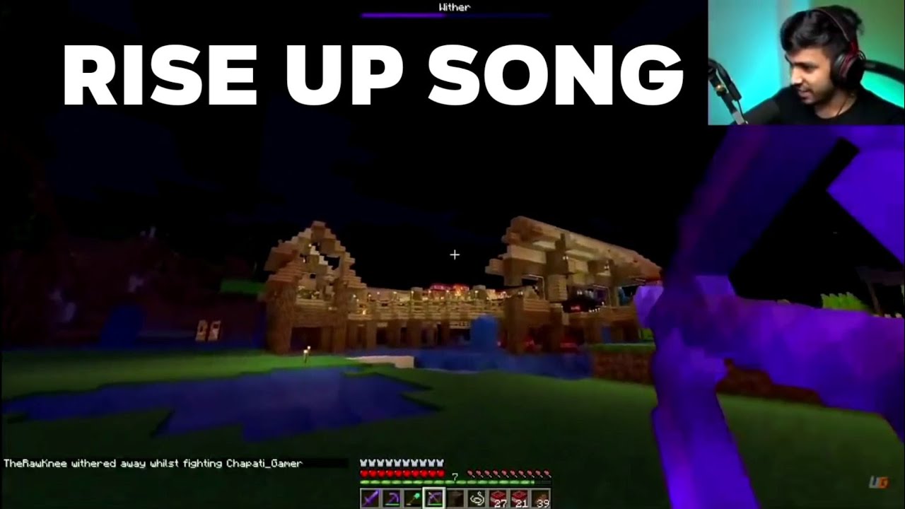 Rise up song techno gamerz fight in herobrine smp Minecraft