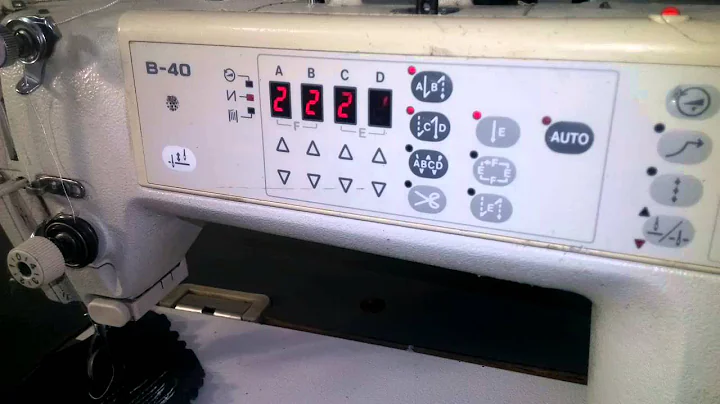 YEBRA MAQUINAS DE COSER VIDEO B 40