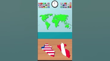 countries with similar maps part 2 #3dmap #animation #3danimation