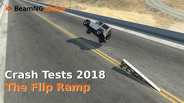 Crash Tests 2018 | Flip Ramp | Slow Motion | BeamNG.drive Gameplay