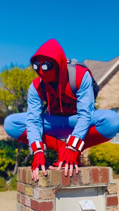 Spider-Man Homecoming Homemade Suit Up #spiderman #marvel #tomholland #mcu #cosplay