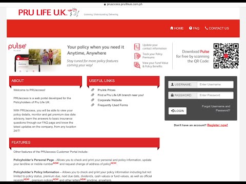 How to log-in to your Pru Life UK PruAccess client Account