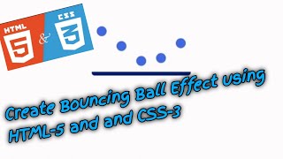 Create Awesome Bouncing Balls Effect Using CSS In Visual Studio Code