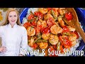 Super EASY Sweet and Sour Shrimp Recipe! Just 5 Ingredients!!