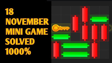 18 November Mini Game | Mini Game Hamster Kombat | Puzzle Game Hamster Kombat