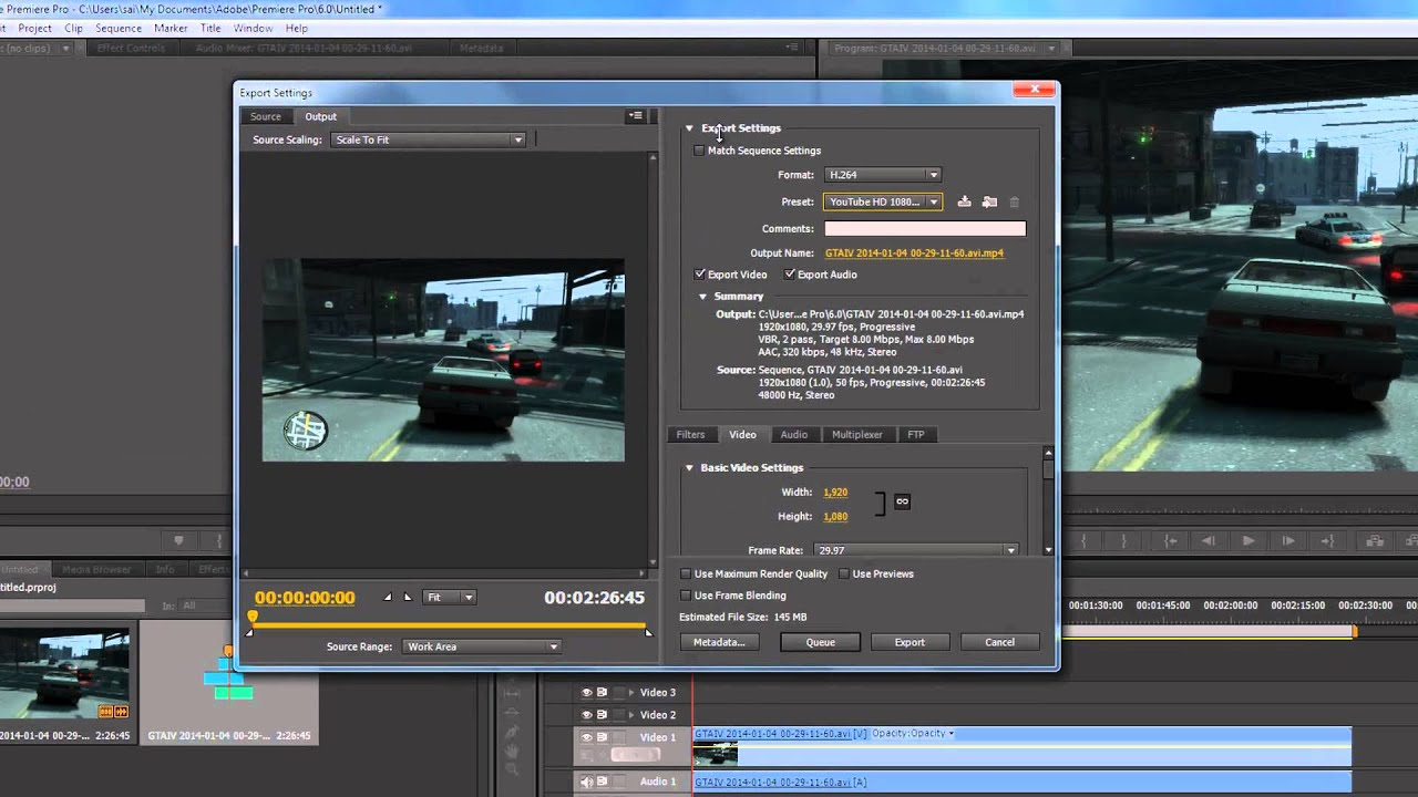 Рендер видео premiere pro