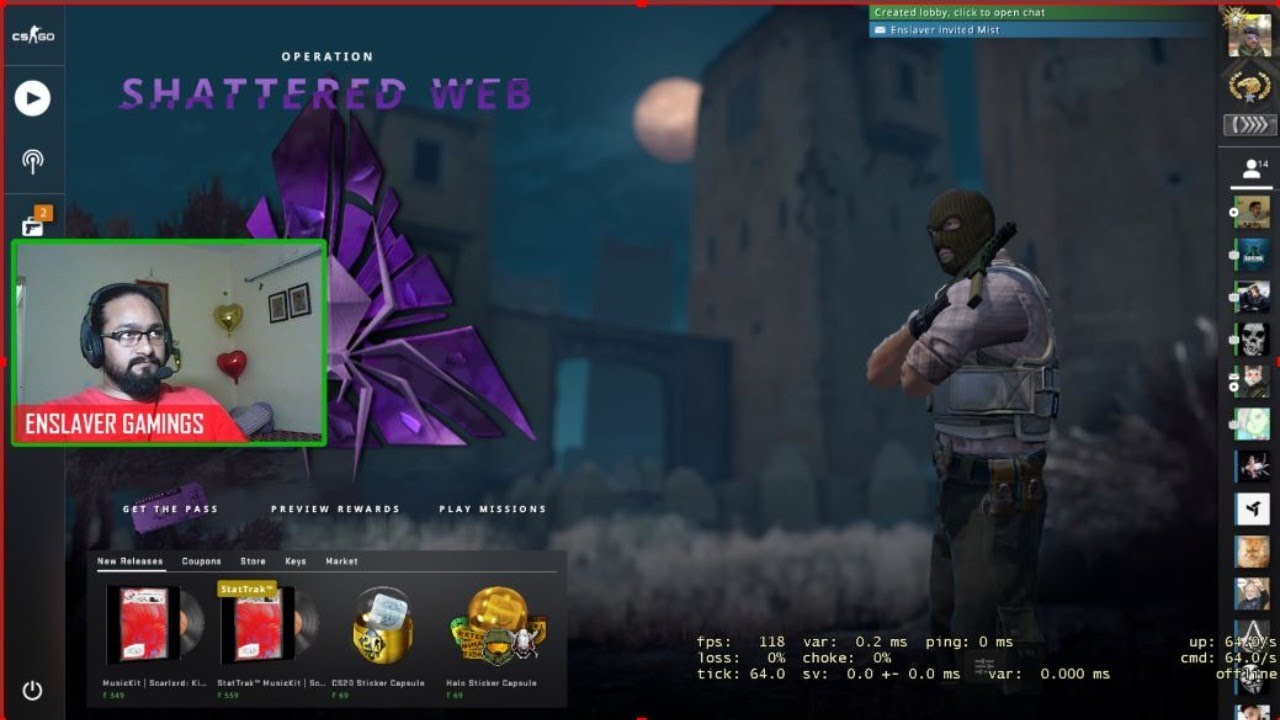 CS GO LIVE STREAMING | DUST 2 | MIRAGE | ENSLAVER GAMINGS - YouTube