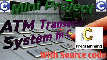 ATM Transaction system in C Programming || Mini Project in C language with source code||#Akash_kumar