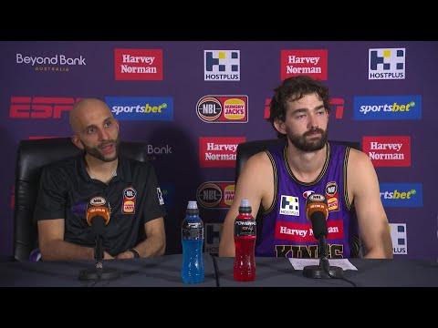 Mahmoud Abdelfattah and Jordan Hunter press conference vs New Zealand Breakers - Play-In Qualifier,