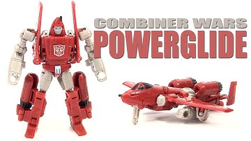 Transformers Combiner Wars Autobot Powerglide robot figure review