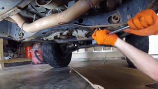 How To:  Lift the Front Torsion Bars on First Gen Nissan Xterra