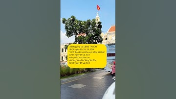 Chương trình Mapping 3D, Bắn Pháo Hoa và Drone xem ở đâu?/ SÀI GÒN DU HÝ