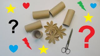 Fantastic Toilet Paper Roll Craft Idea / Gerbera Flower Tutorial / Easy Recycled DIY Project