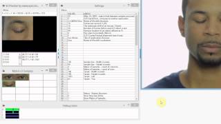 ECTtracker - Example of calibration process for one eye