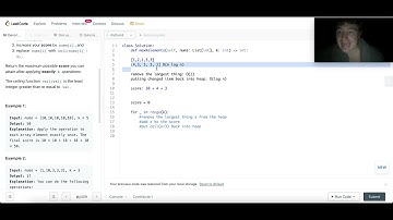 Leetcode 2530. Maximal Score After Applying K Operations