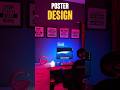 Poster Design in Photoshop 😱 | 30 Sec Magic #photoshop #graphicarts #photography