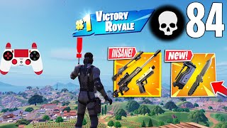 84 Elimination Solo Vs Squads Gameplay Wins (NEW Fortnite Chapter 5 PS4 Controller)