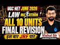 UGC NET Law Marathon Class | All 10 Units Complete Revision | UGC NET Law June 2026 | JRFAdda