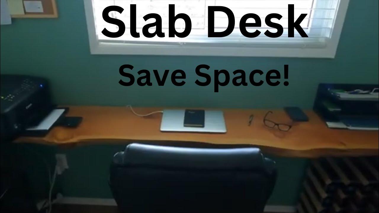 Live Edge Slab Desk YouTube
