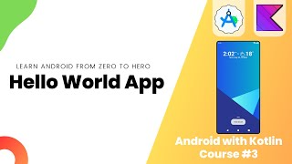 Creating Hello World App in Android Studio - Learn Android from Zero #3 screenshot 1