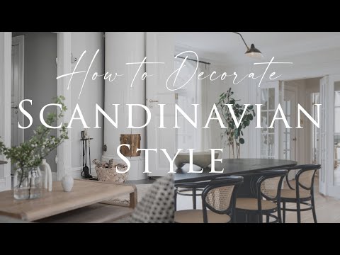 Video: Scandinavian Style In The Interior And In The Country