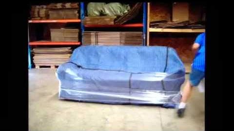 Shrink wrapping sofa 916Movers
