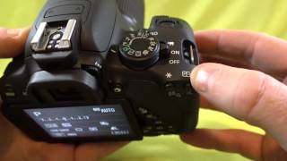 How to change the Autofocus point selection on the Canon T5i