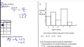 CSEC statistics multiple choice past paper questions part 1