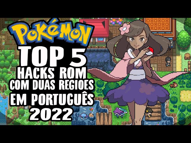 FIZ UM PACK COM AS 30 MELHORES HACK ROMS COMPLETAS DE POKÉMON EM PT-BR