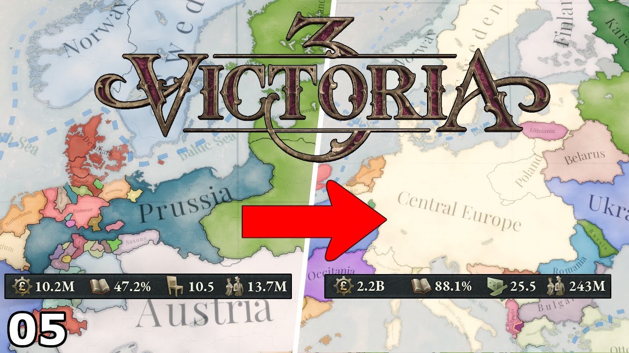 Forming Central Europe! | Victoria 3 - Prussia | PT 5 - YouTube