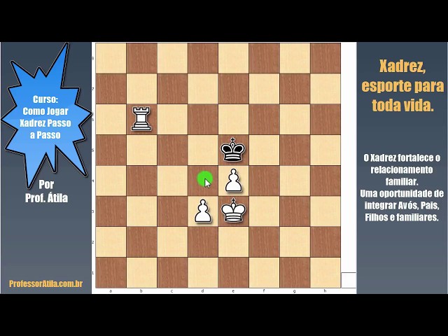Xeque mate a vida e um jogo de xadrez