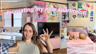 MOVING VLOG part 2♡ organizing and decorating my new apartment!