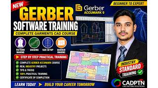 Garments Software Training with Gerber | Pattern Making, Grading & Marker Making