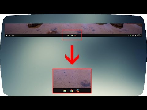 Centrar iconos de la barra de tareas en Windows 10