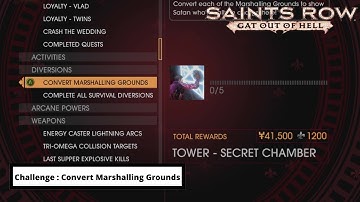 Saints Row: Gat Out Of Hell - Challenge : Convert Marshalling Grounds.