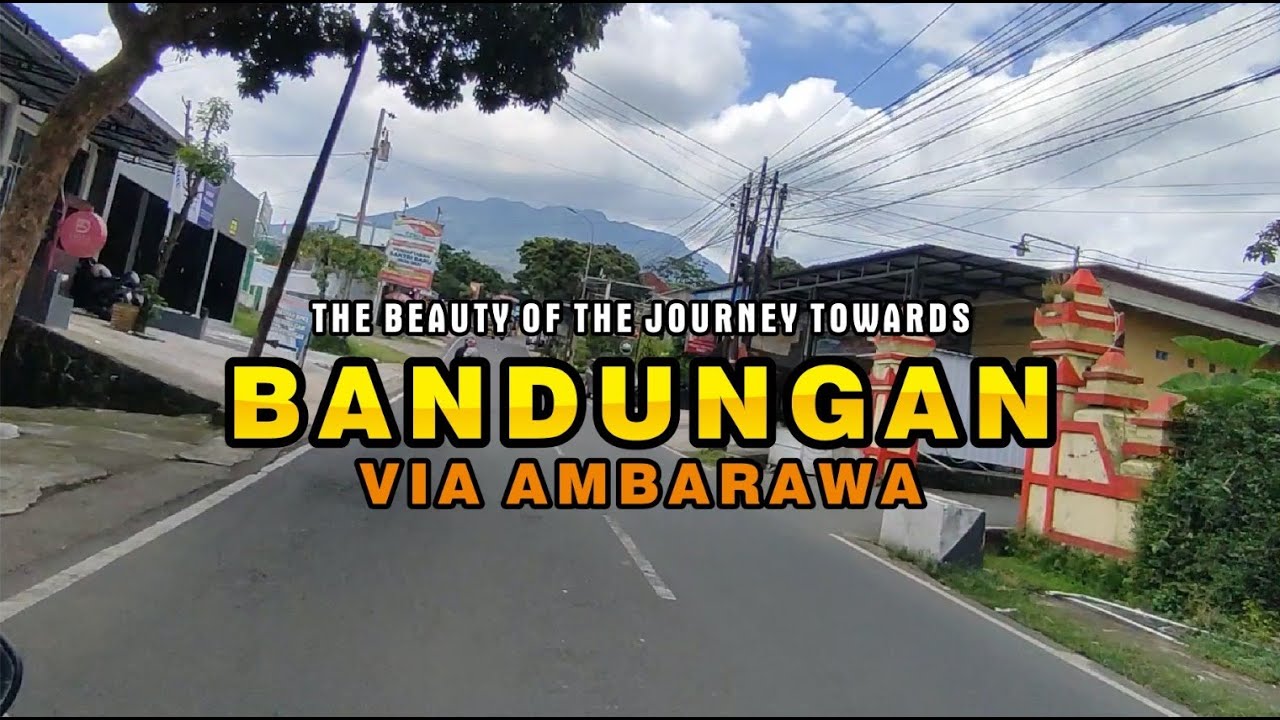 TERPESONA DENGAN VIEWNYA ‼️ Alun ALun Bandungan Via Ambarwa
