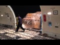 Loading cargo on a 777F