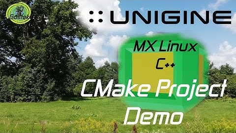 Unigine: C++ CMake project on Linux with Geany. No IDE.