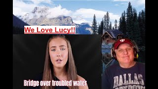 Bridge Over Troubled Water   Lucy Thomas   Official Music Video - Reaction