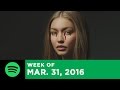 Top 10 Songs - Week Of March 31, 2016 (Spotify Global)