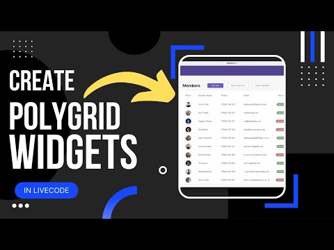 How to Create Polygrid Widgets in less than 10 minutes | LiveCode