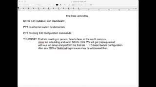 Cisco CCNA 7.0 SRWE Modules 1 2