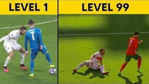 Cristiano Ronaldo Skills Level 1 to Level 100