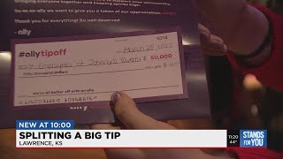 Johnny’s Tavern staff gets $50,000 tip to split