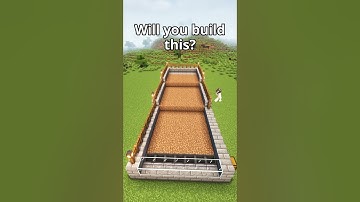 Minecraft Auto Crop Farm🥕 #shorts